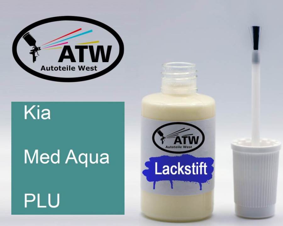 Kia, Med Aqua, PLU: 20ml Lackstift, von ATW Autoteile West.